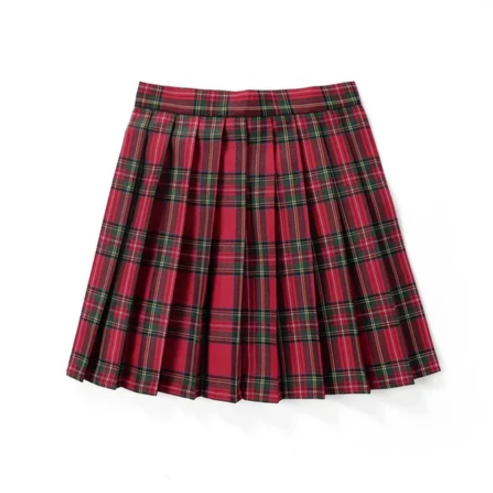 Teddi | Summer Plaid Pleated Mini Skirt For Women