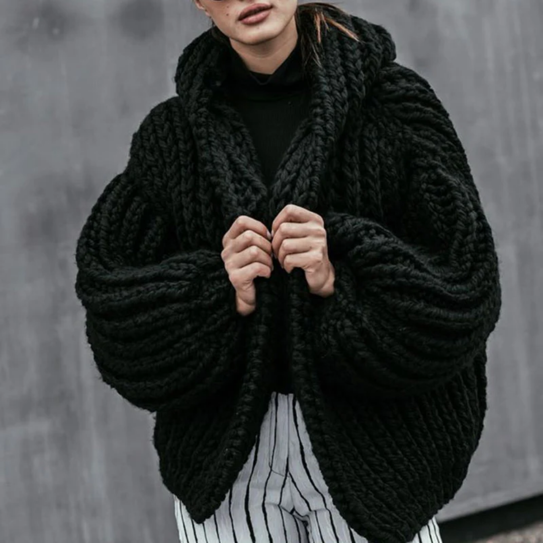 Makenzie | Oversized Winter Warm Knitted Cardigan For Women