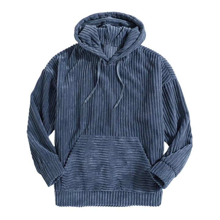 Felipe | Stylish Warm Corduroy Drawstring Hoodie For Men