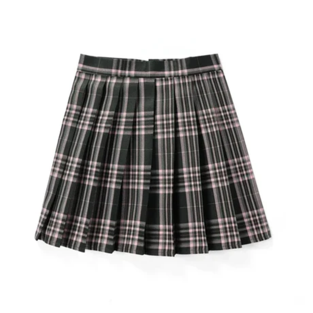 Teddi | Summer Plaid Pleated Mini Skirt For Women