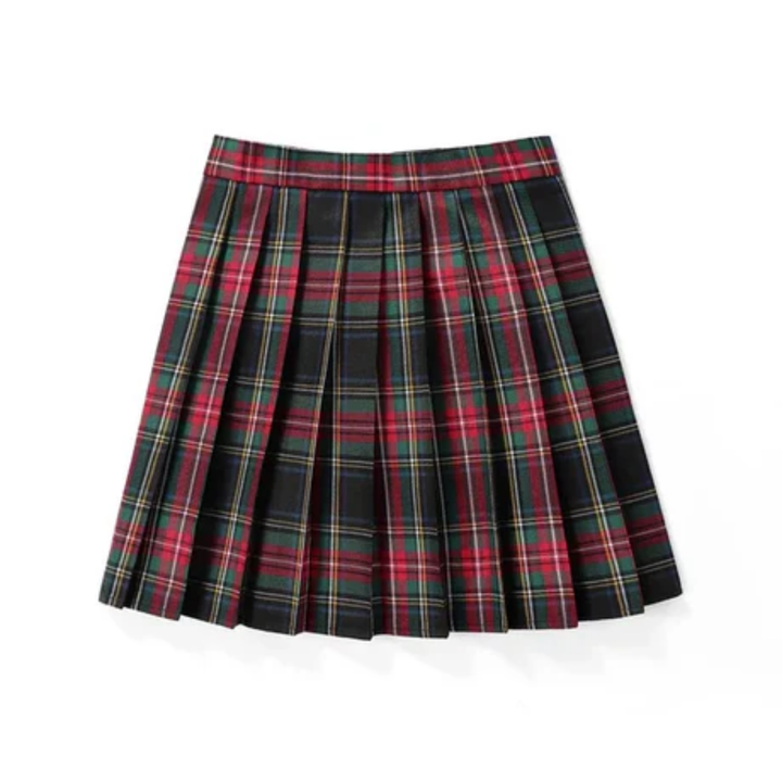 Teddi | Summer Plaid Pleated Mini Skirt For Women