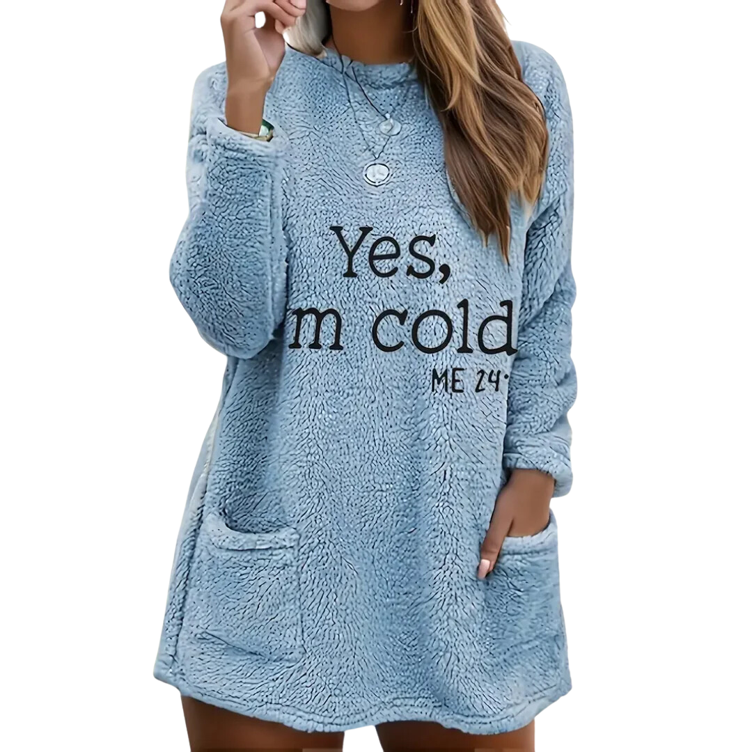 Eliz | Comfortable Winter Warm Long Sweater For Women