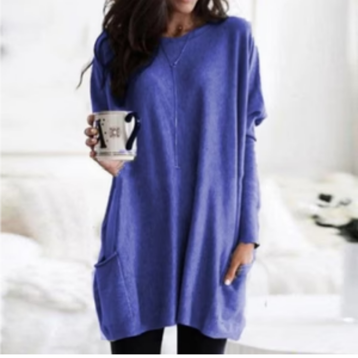 Naama | Comfortable Winter Warm Long Sweatshirt For Women