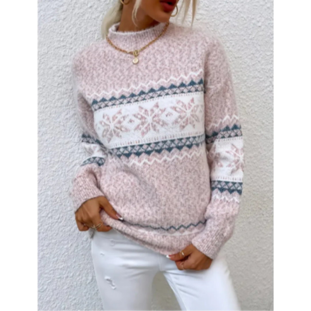 Yihana | Stylish Winter Warm Turtle Neck Sweater For Women