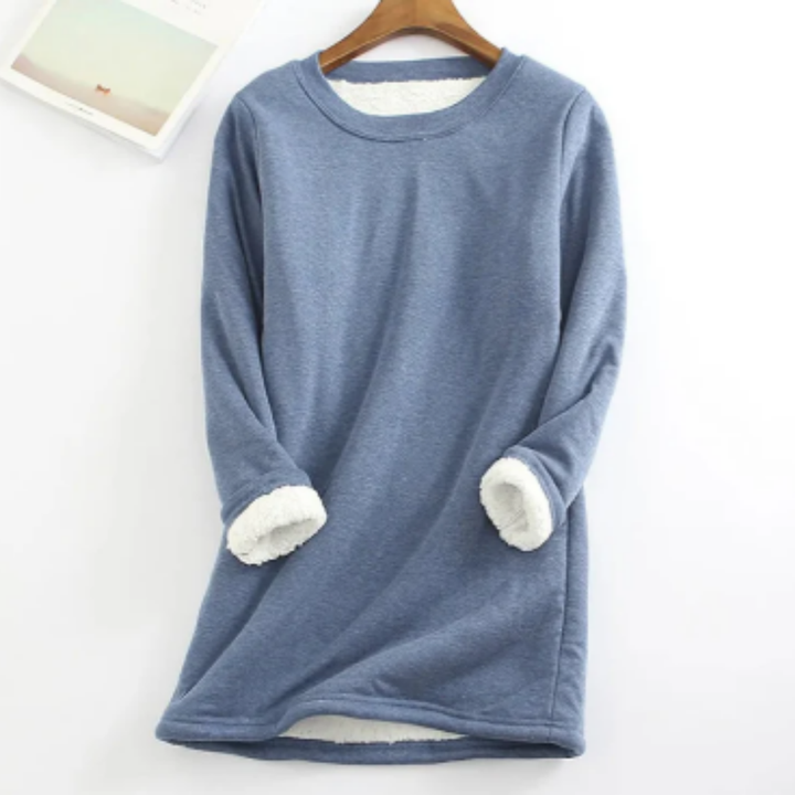 Yindi | Casual Warm Round Neck Long Sweatshirt For Women