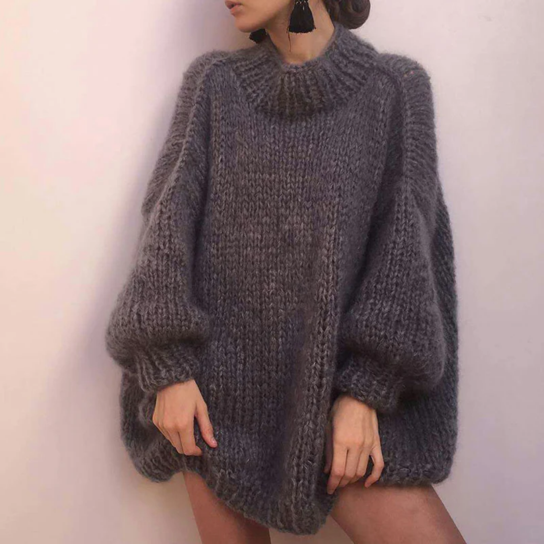 Maxinee | Cozy Warm Oversized Puffed Sleeve Sweater For Women