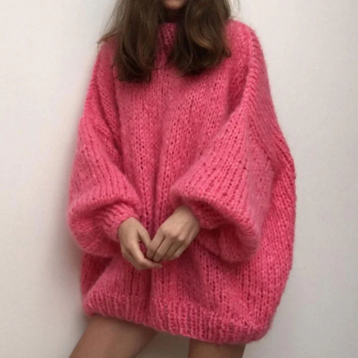 Maxinee | Cozy Warm Oversized Puffed Sleeve Sweater For Women