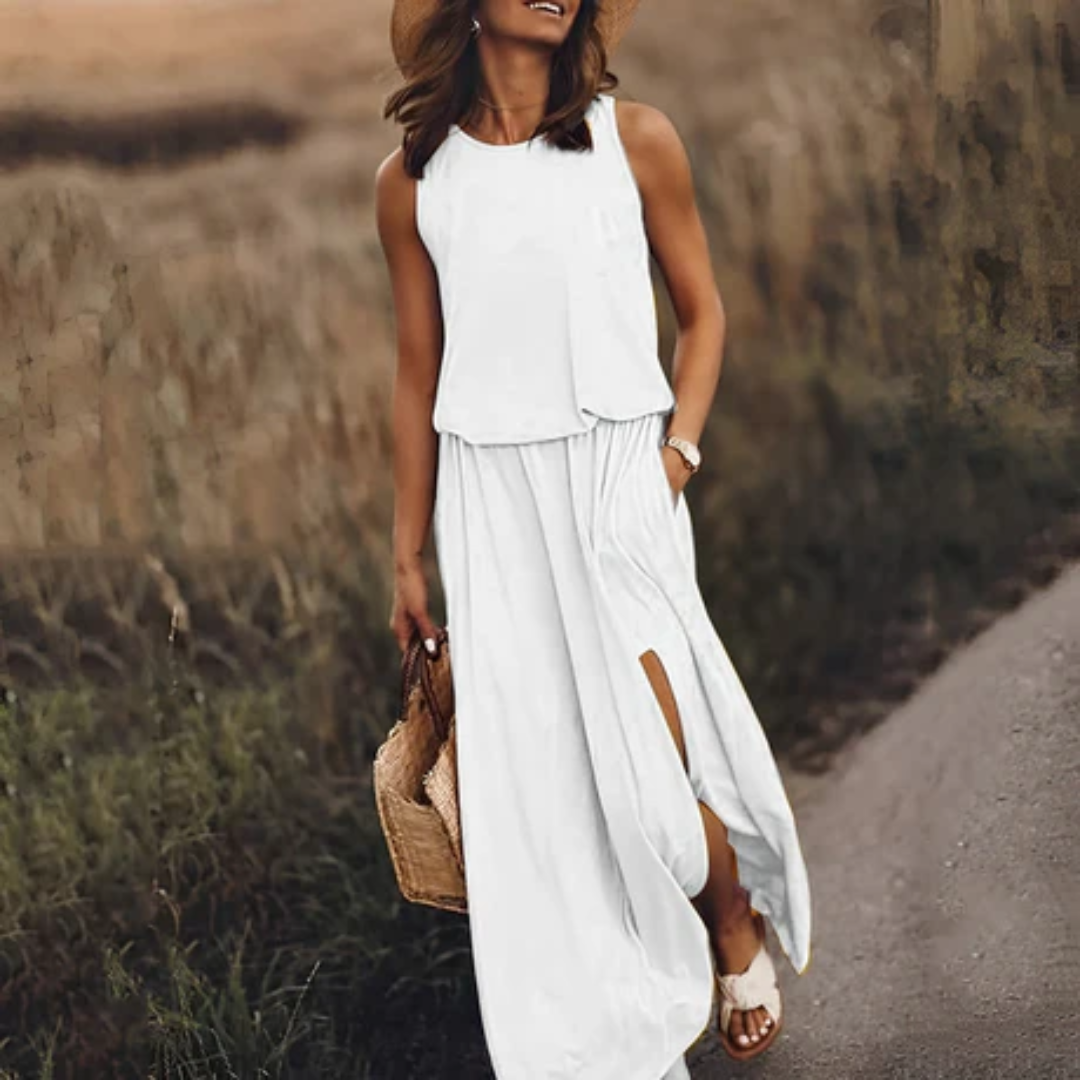 Love | Sleeveless Summer Maxi Dress For Women