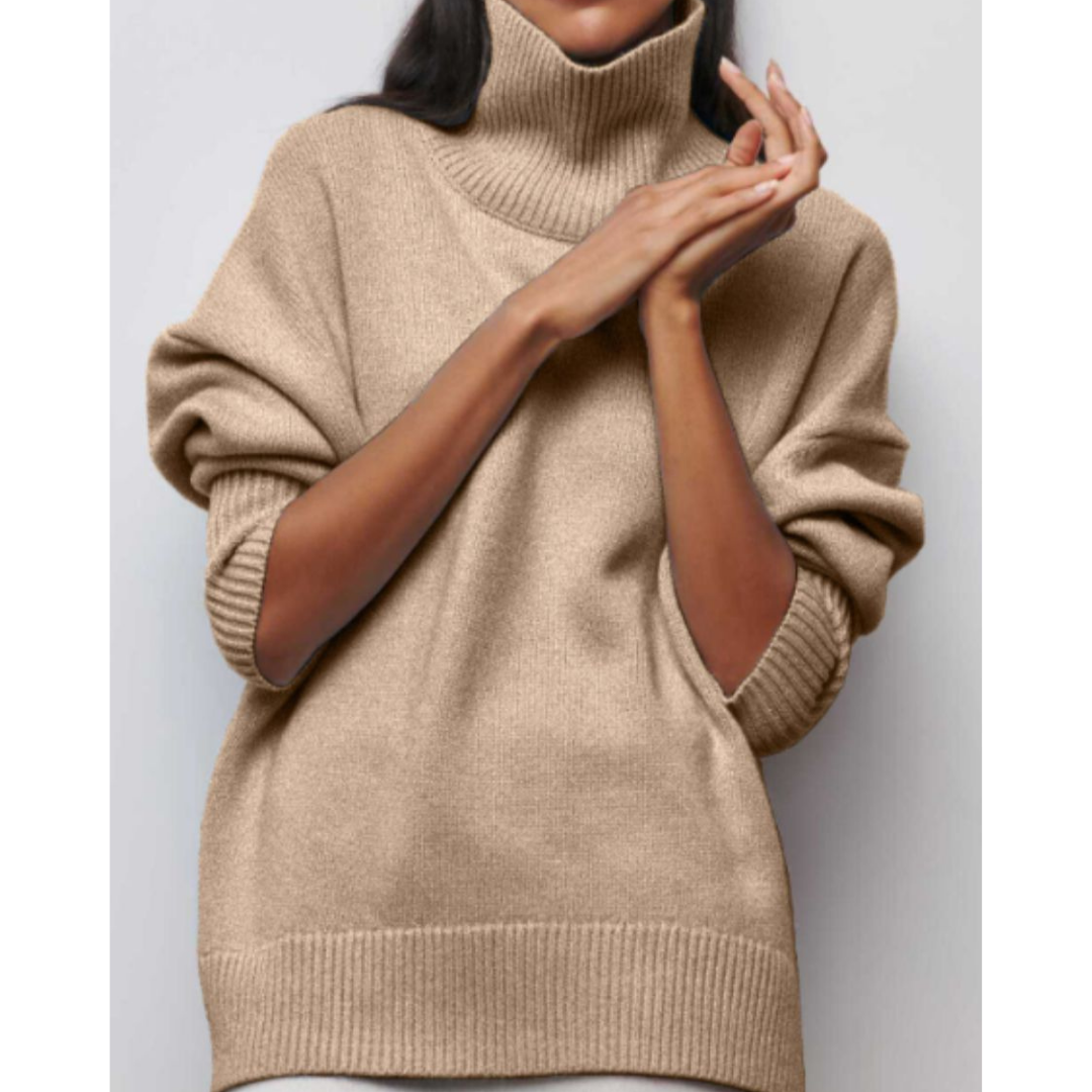 Rabbana | Turtleneck Warm Sweater For Women