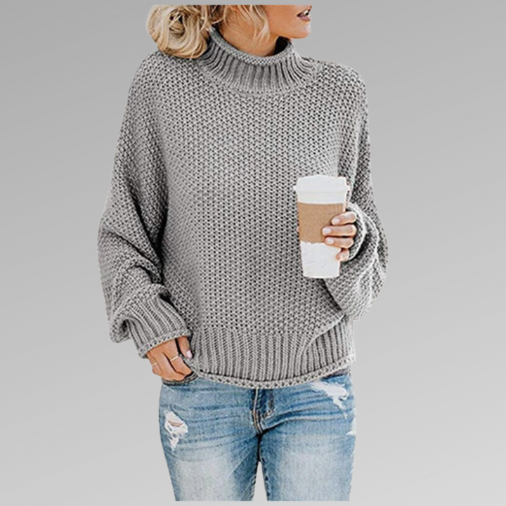 Furiya | Knitted Round Neck Warm Sweater For Women