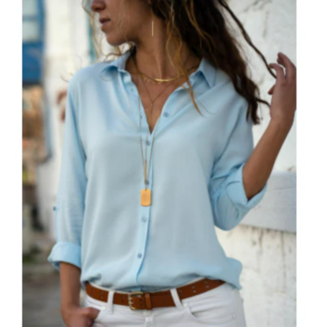 Demi | Summer Button Down Shirt For Women