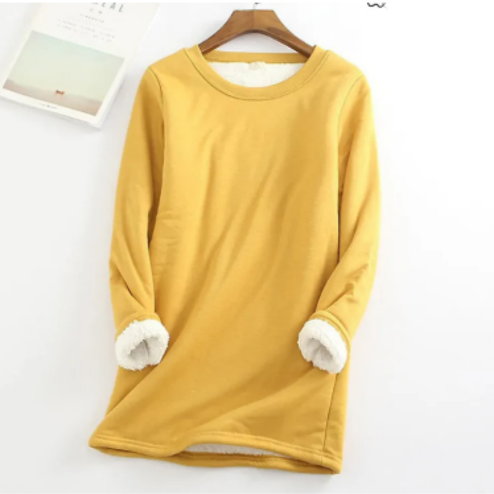 Yindi | Casual Warm Round Neck Long Sweatshirt For Women