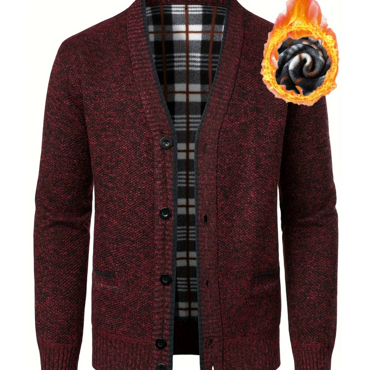 Humberto | Classic V Neck Button Down Cardigan For Men