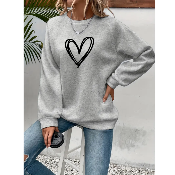 Jamari | Casual Graphic Oversized Sweatshirt For Women