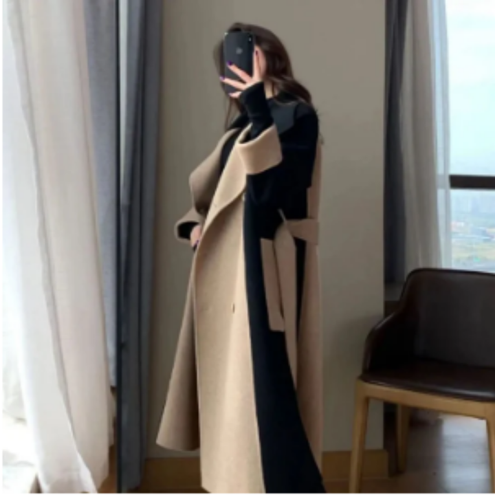 Rodica | Elegant Winter Warm Long Trench Coat For Women