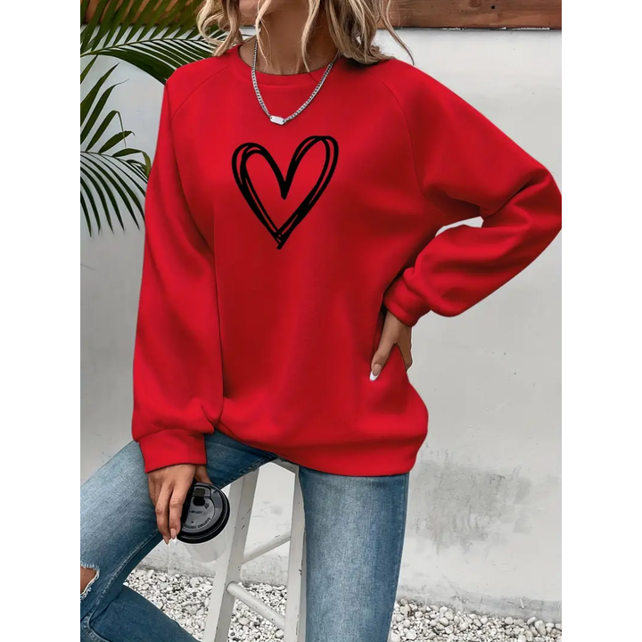 Jamari | Casual Graphic Oversized Sweatshirt For Women