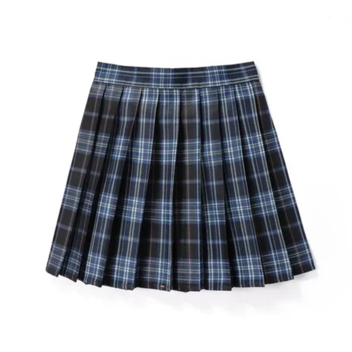 Teddi | Summer Plaid Pleated Mini Skirt For Women