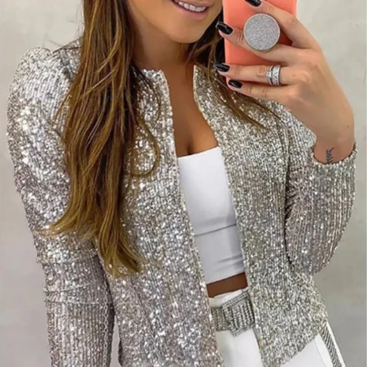 Ayofem | Stylish Evening Sequin Blazer For Women