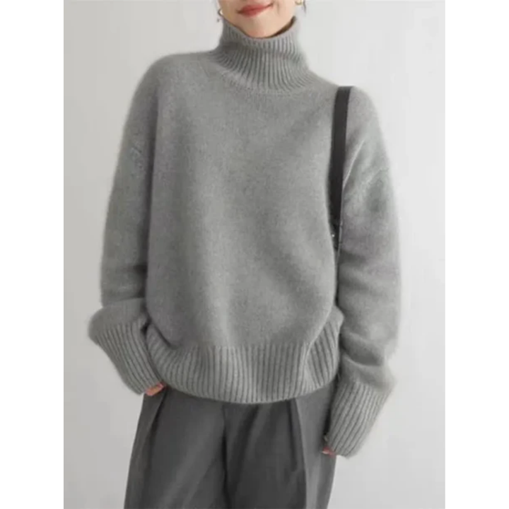 Lling | Casual Winter Comfortable Turtle Neck Sweater For Women