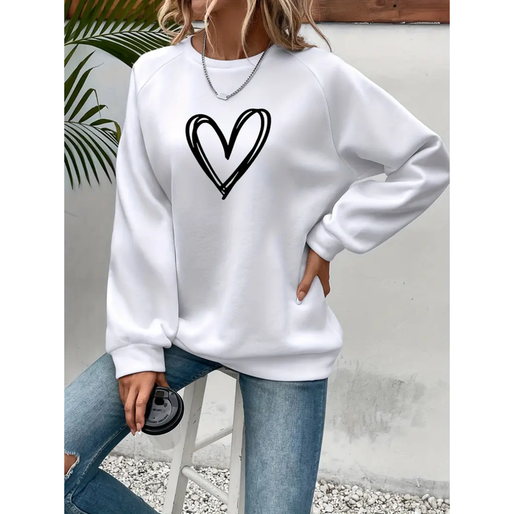 Jamari | Casual Graphic Oversized Sweatshirt For Women