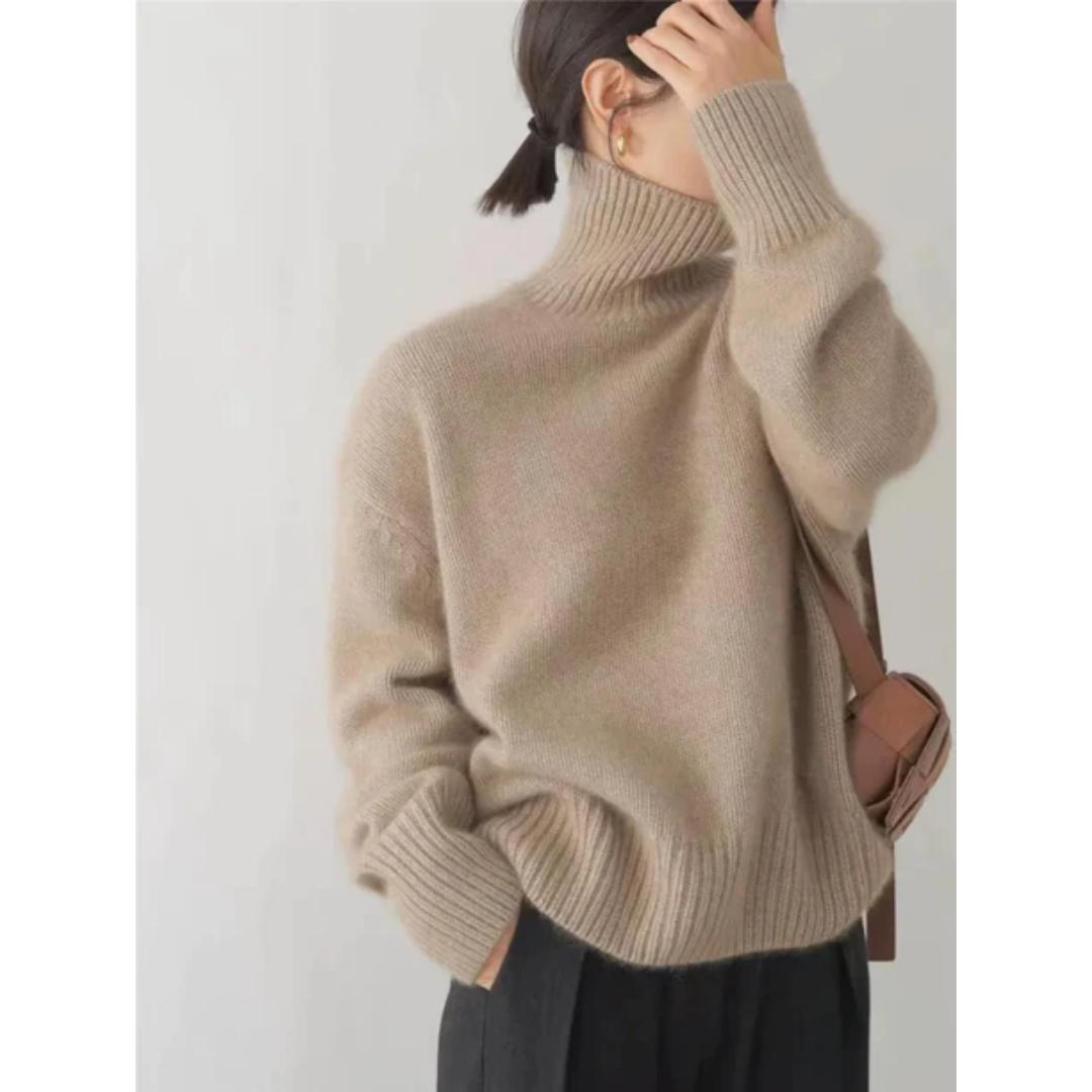 Lling | Casual Winter Comfortable Turtle Neck Sweater For Women