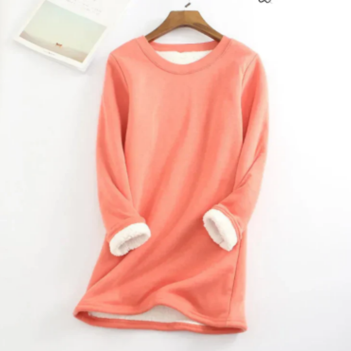 Yindi | Casual Warm Round Neck Long Sweatshirt For Women