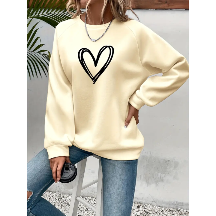 Jamari | Casual Graphic Oversized Sweatshirt For Women