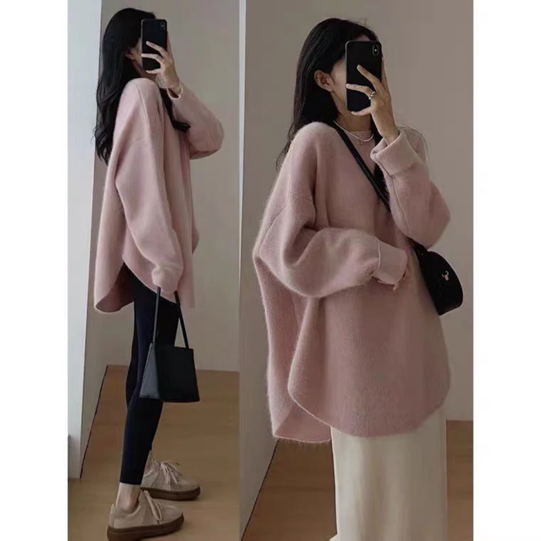 Lova | Casual Warm Oversized Knitted Sweater For Women