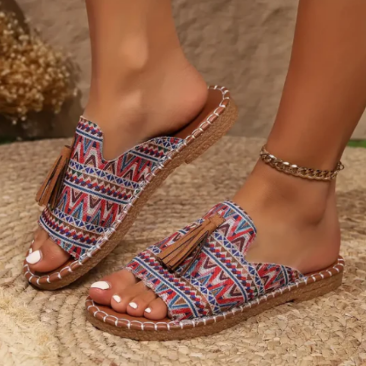 Darna | Orthopedic Bohemian Pattern Sandals For Women