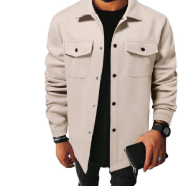 Solanio | Casual Comfortable Button Down Jacket For Men