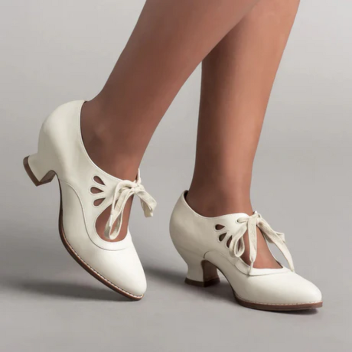 Felicity | Vintage Closed Toe Heels For Women