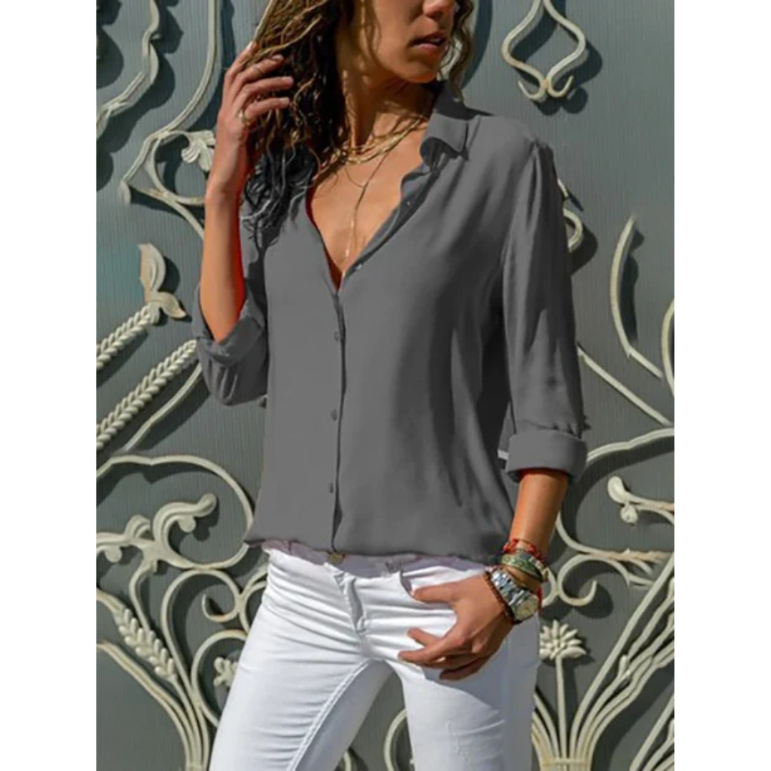 Demi | Summer Button Down Shirt For Women