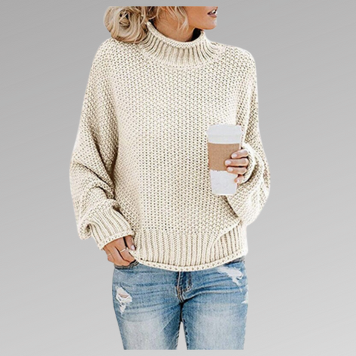 Furiya | Knitted Round Neck Warm Sweater For Women