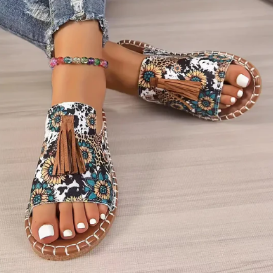 Darna | Orthopedic Bohemian Pattern Sandals For Women