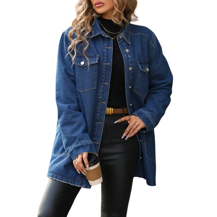 Iselda | Classic Oversized Button Down Jacket For Women