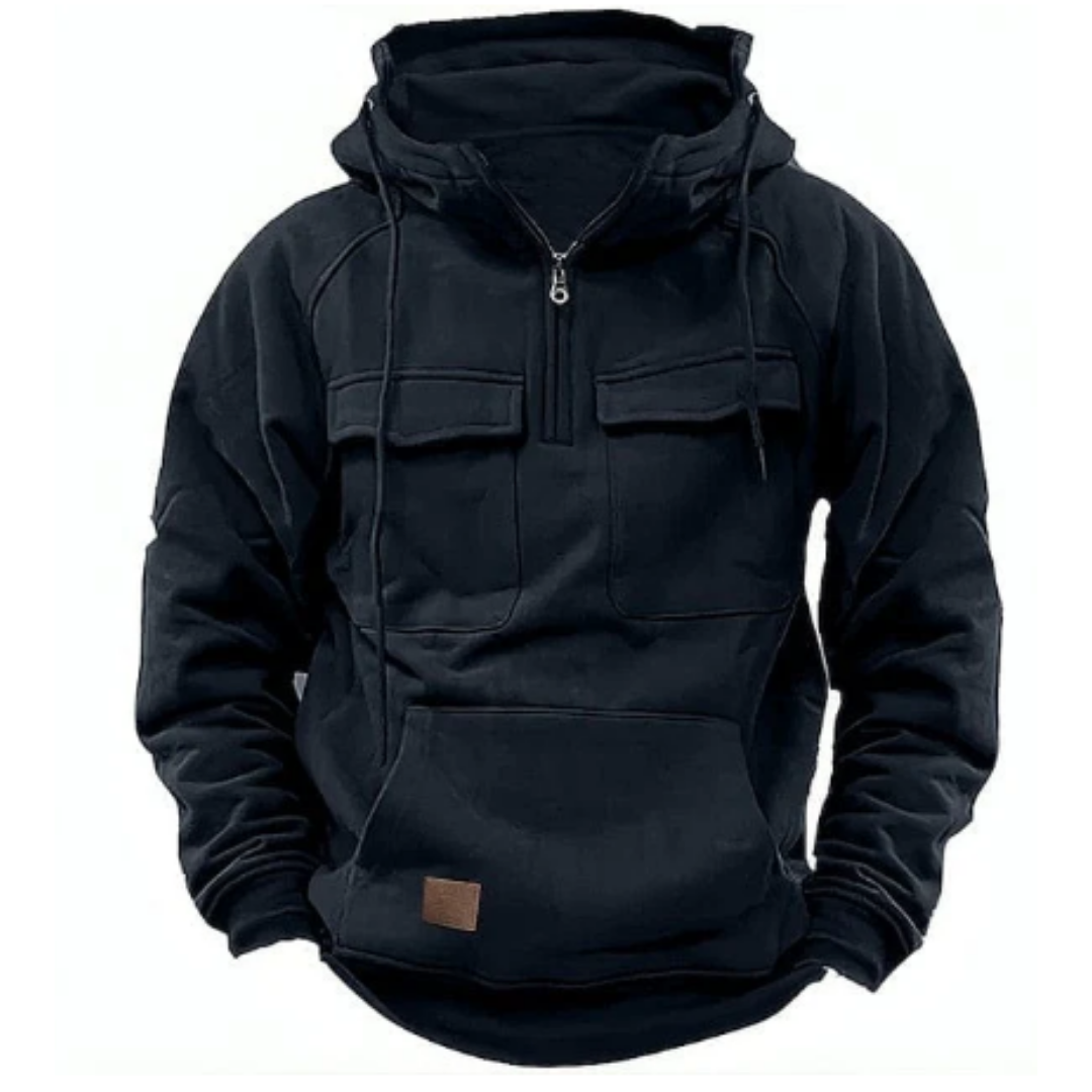 Ponleu | Outdoor Winter Warm Half Zip Hoodie For Men