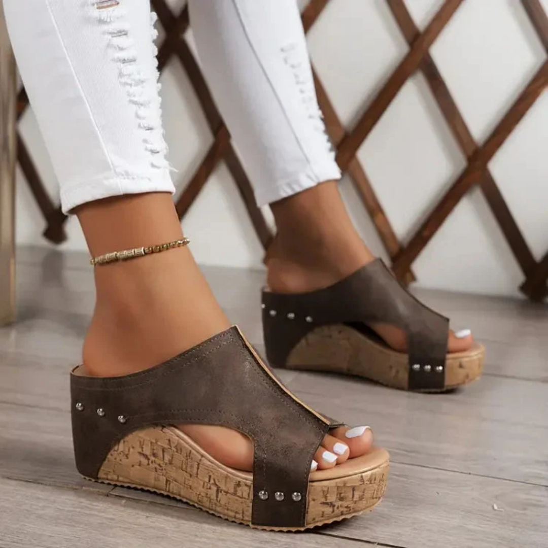 Ula | Stylish Walking Wedge Sandals For Women