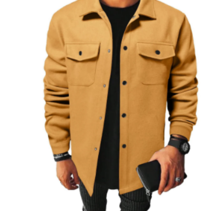 Solanio | Casual Comfortable Button Down Jacket For Men