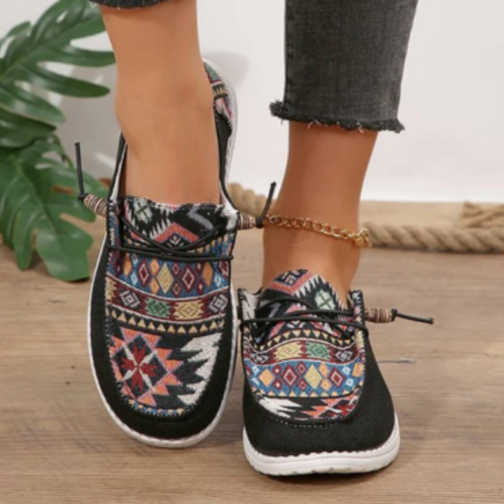 Jennylee | Summer Printed Slip On Orthopedic Shoes For Women