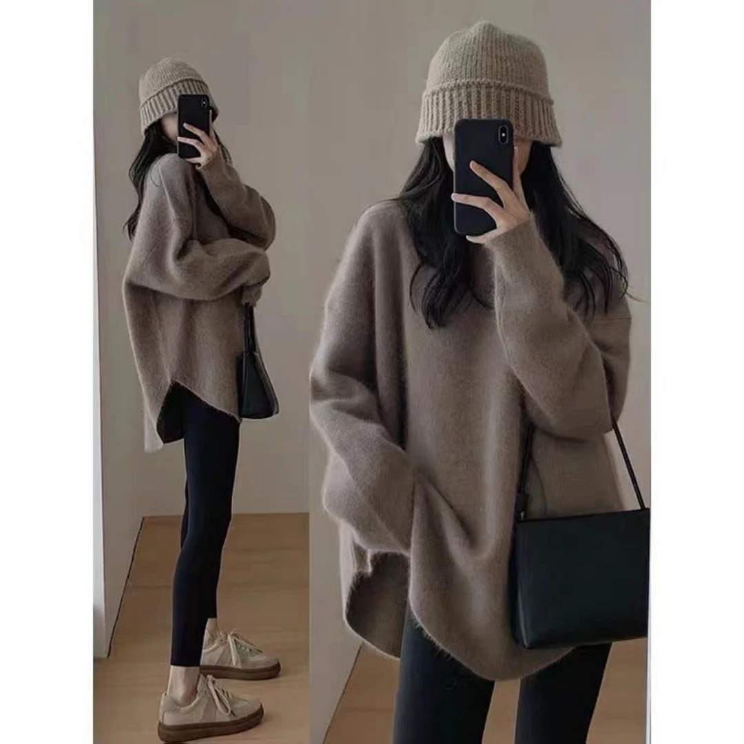 Lova | Casual Warm Oversized Knitted Sweater For Women