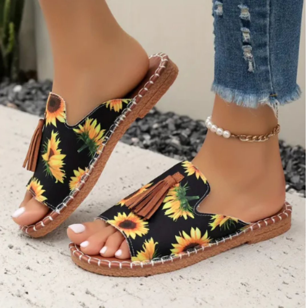 Darna | Orthopedic Bohemian Pattern Sandals For Women