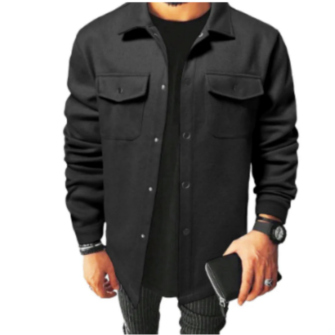 Solanio | Casual Comfortable Button Down Jacket For Men