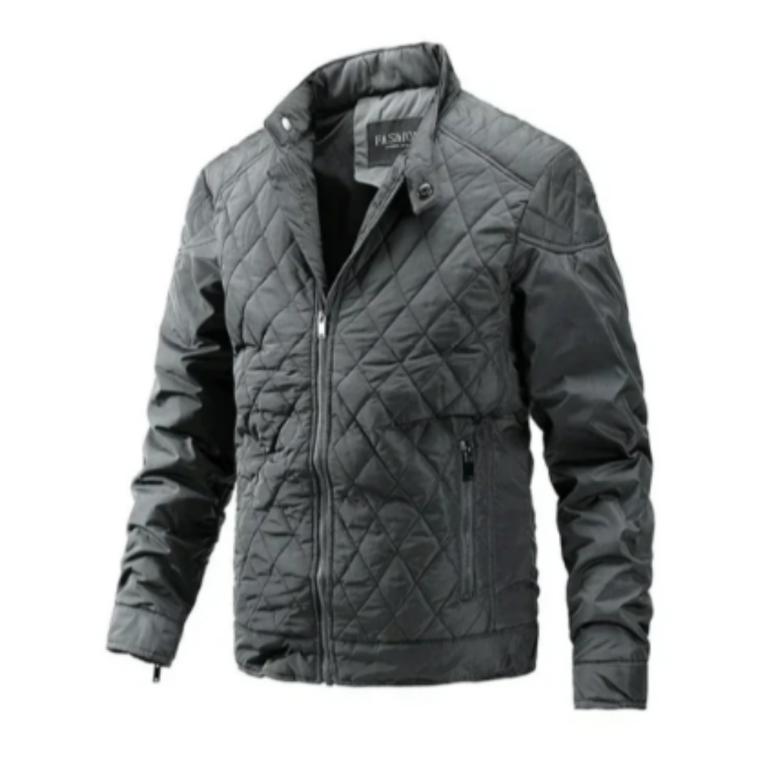 Yorko | Casual Warm Zip Up Quilted Jacket For Men