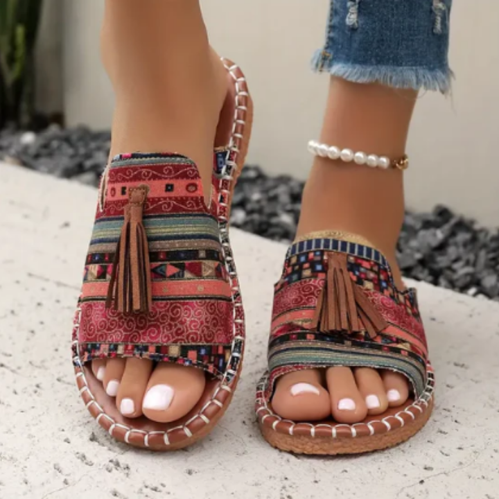 Darna | Orthopedic Bohemian Pattern Sandals For Women