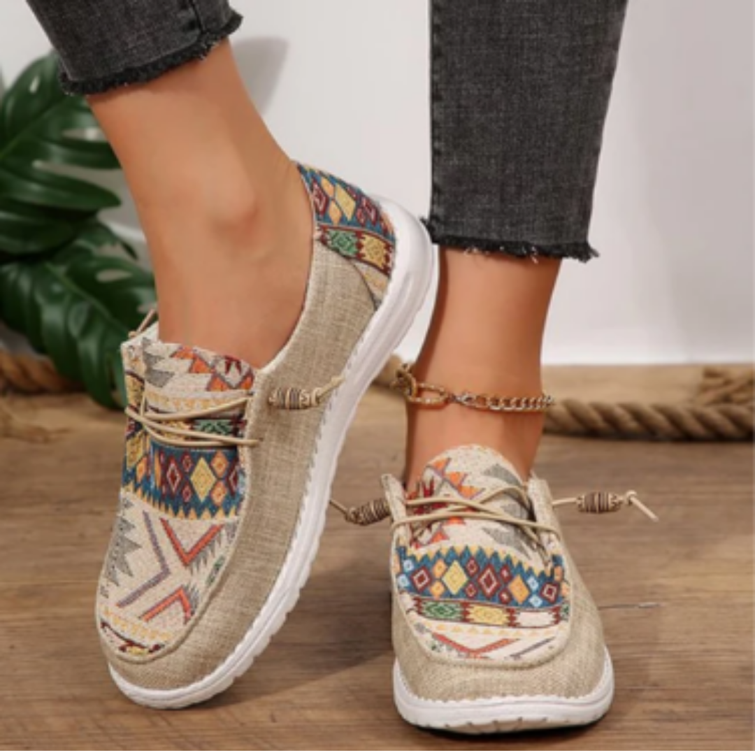 Jennylee | Summer Printed Slip On Orthopedic Shoes For Women