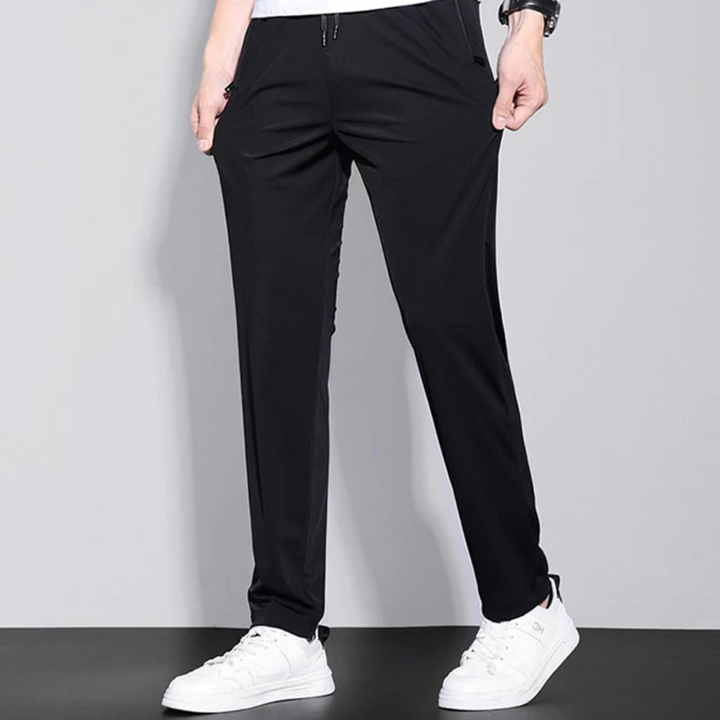 Wesley | Casual Straight Cut Drawstring Pants For Men