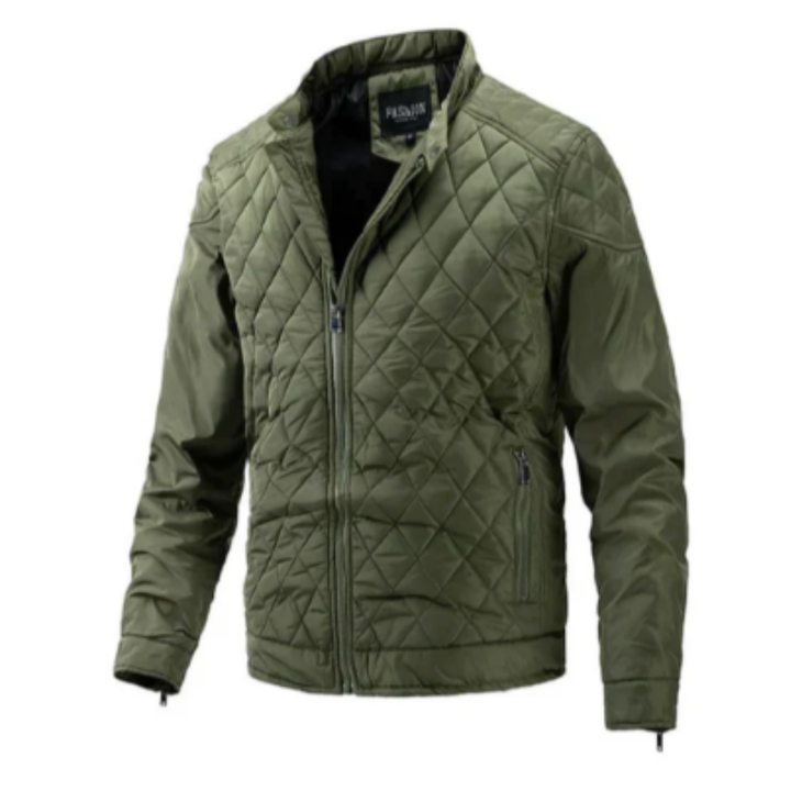 Yorko | Casual Warm Zip Up Quilted Jacket For Men