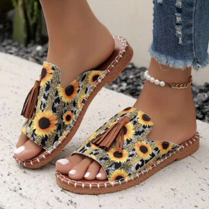 Darna | Orthopedic Bohemian Pattern Sandals For Women