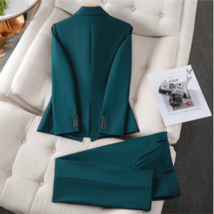 Zuzita | Formal Work Pants And Blazer Set For Women