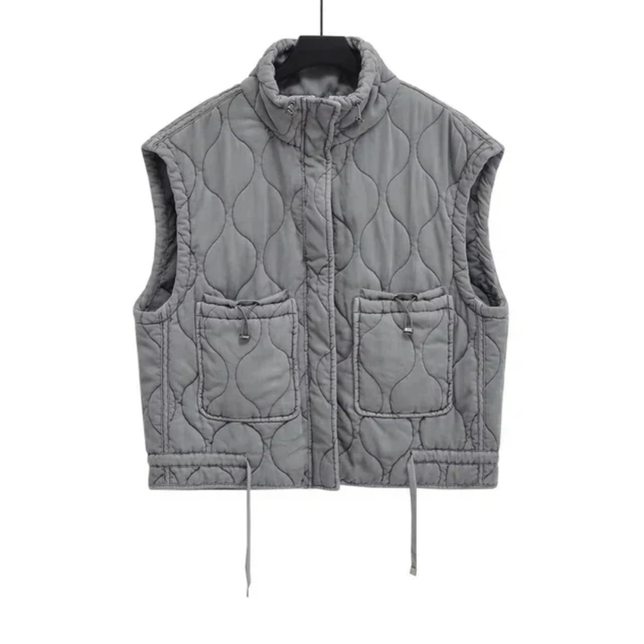 Daicy | Winter Warm Zip Up Quilted Vest For Women